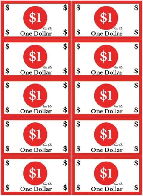 printable play money for kids tiara tribe