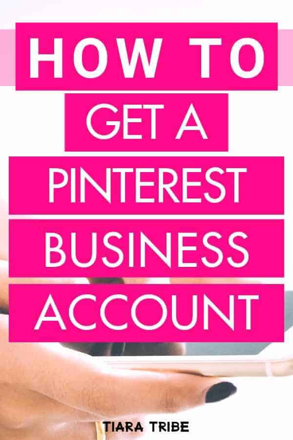 How to get a Pinterest business account 