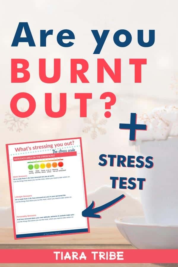 Stress test for stress relief and burnout