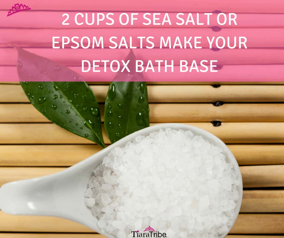 180724 2 cups of sea salt for detox bath base TiaraTribe