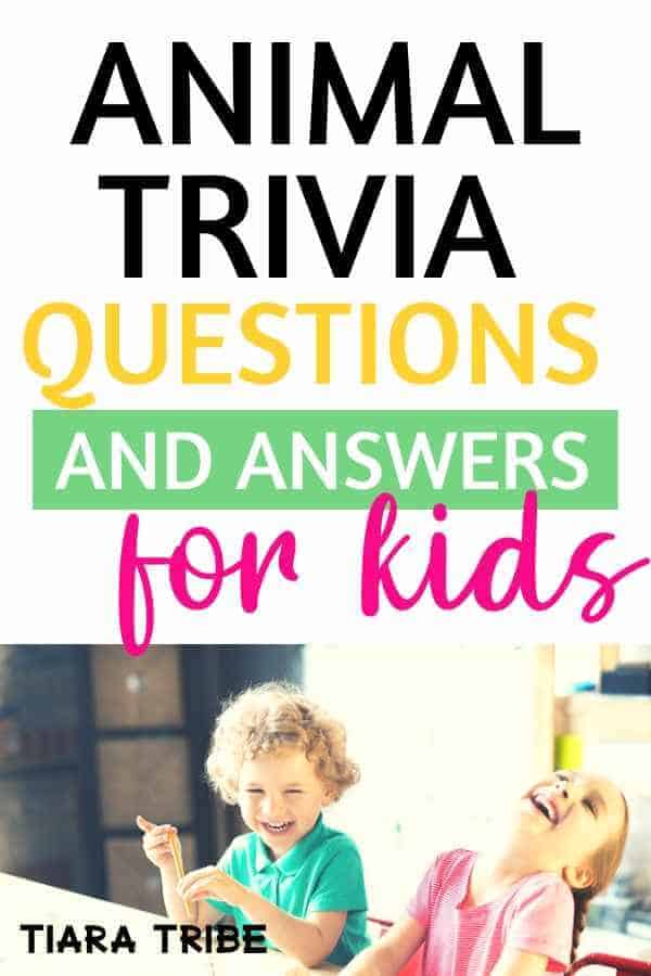 Animal Trivia Questions and Answers for Kids