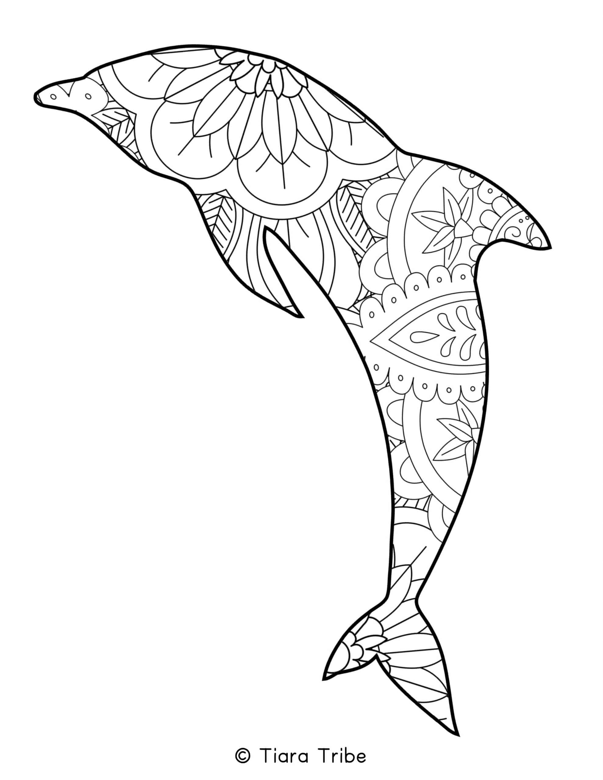 Animal Mandala Coloring Pages Free Printable