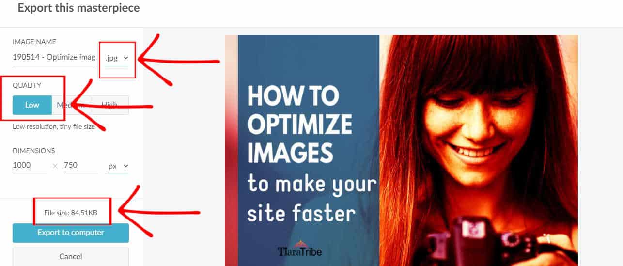 How to optimize images to make your site faster