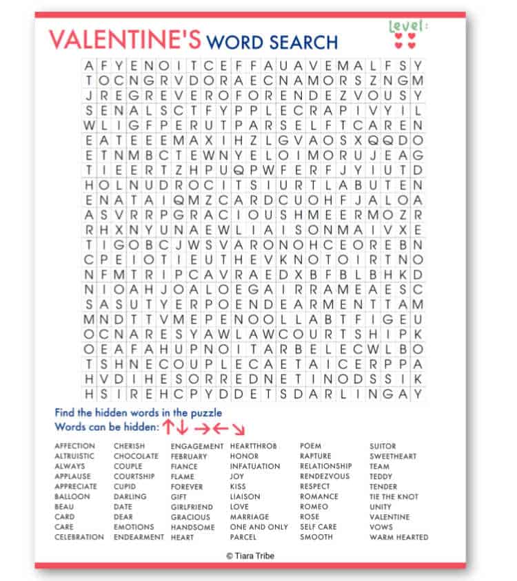 Free Valentine s Day Word Searches Easy Difficult challenging-word-search-printable-freeprintabletm