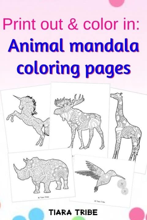 Best Free Animal Mandala Coloring Pages | PDFs to download