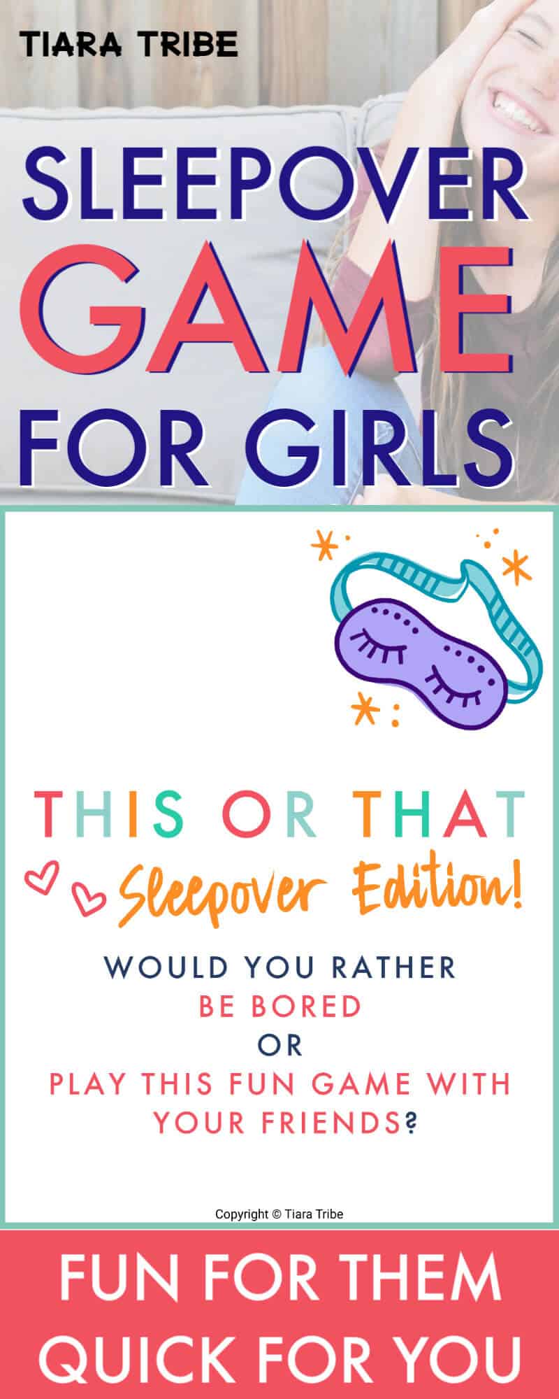 Fun Sleepover Game For Girls This or That Questions