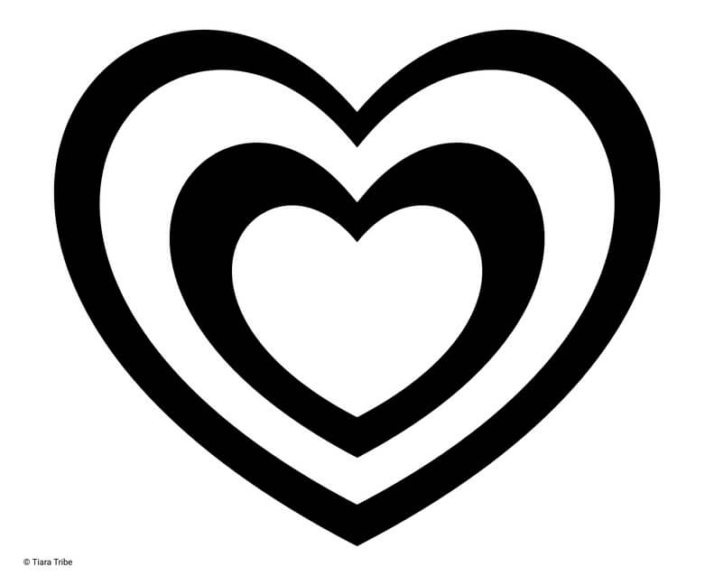 ❤ best free heart coloring pages  heart activity book