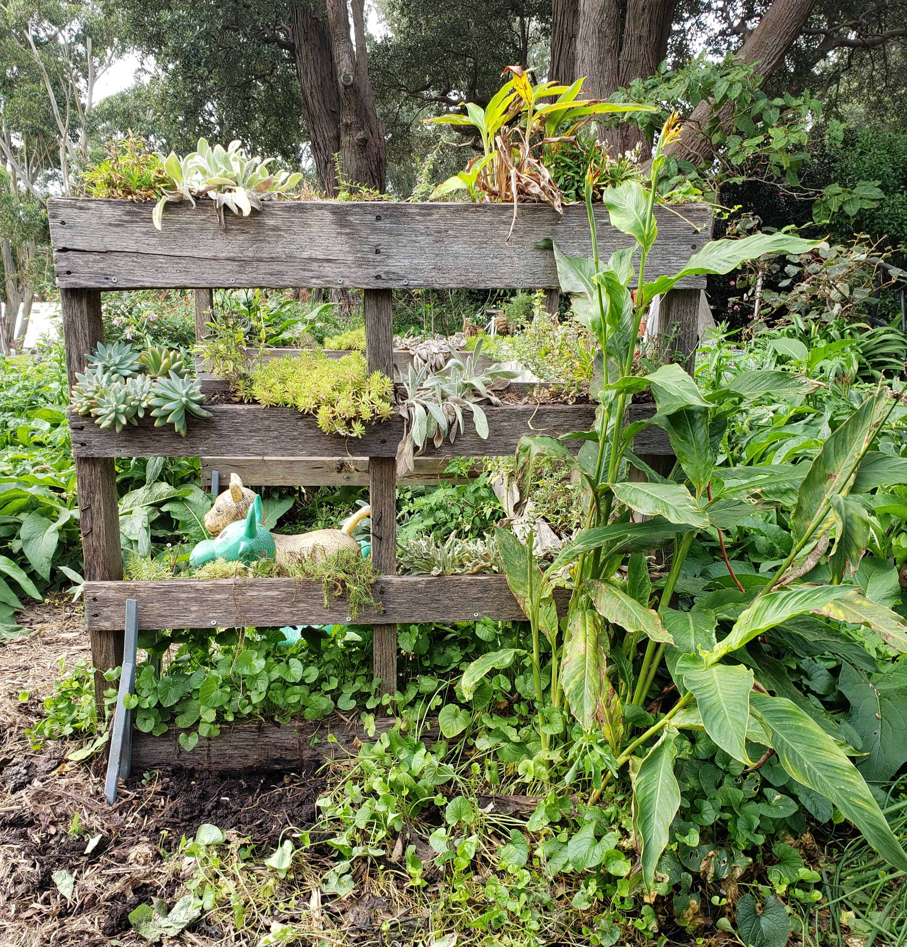 Upcycle wood pallet ideas for the garden