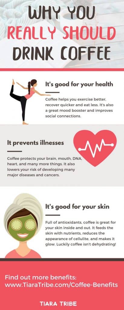 Why You Should drink coffee - infographic